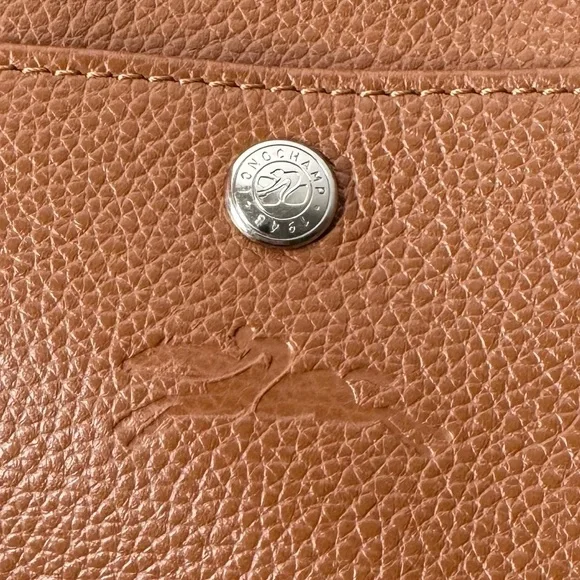 Longchamp le foulonne M camera bag caramel leather crossbody purse 20044021F72 - Picture 2 of 12